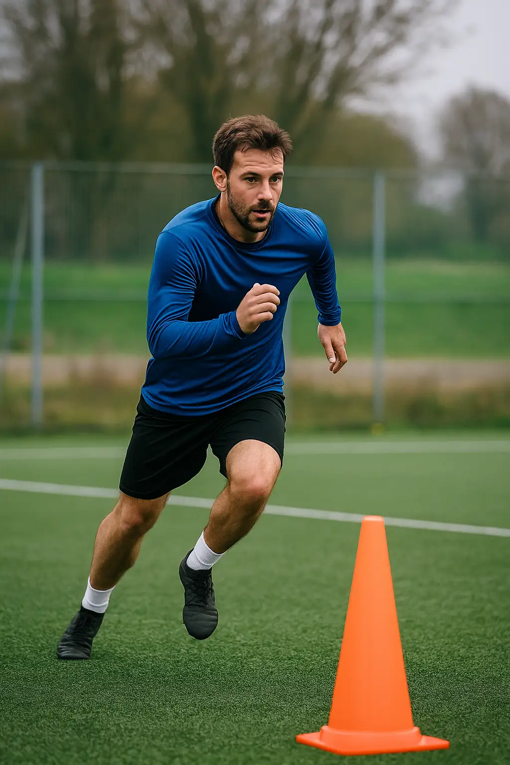 Test VMA football amateur – course progressive sur terrain synthétique