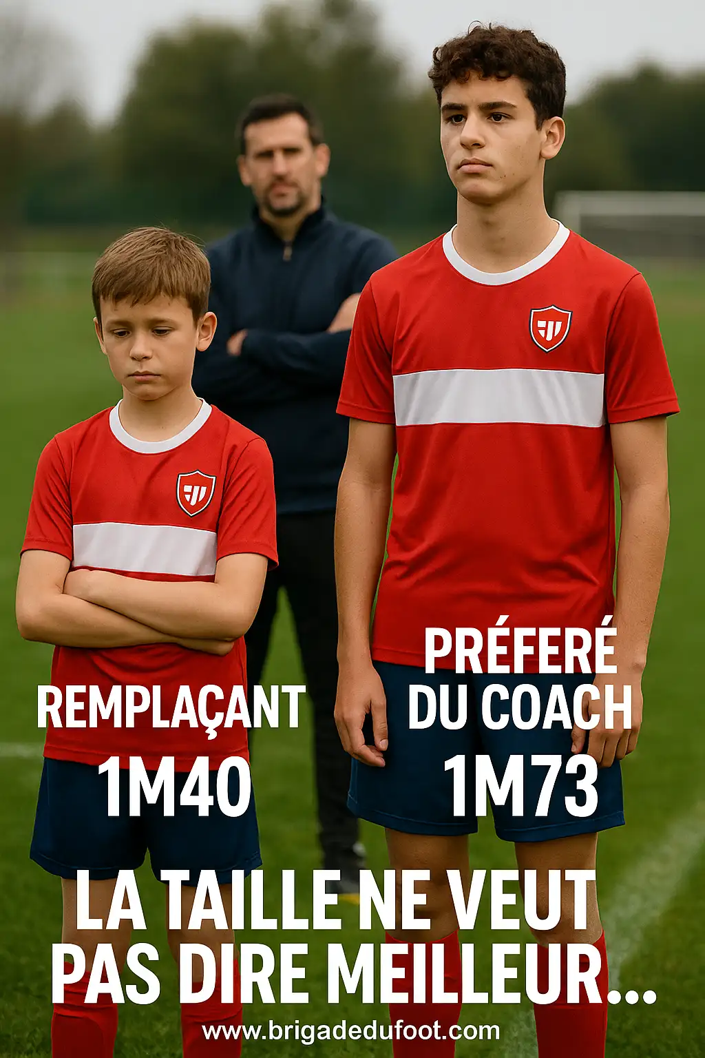 Sélection jeunes football : taille, maturité et erreurs de détection avant U13
