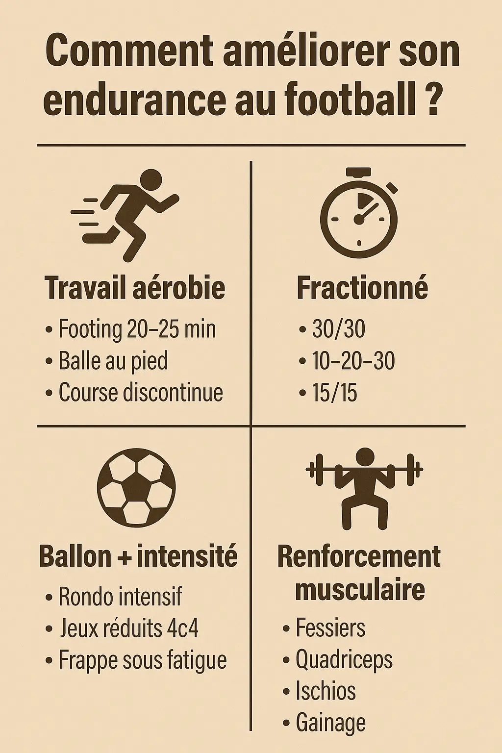 Améliorer son endurance au football – Brigade du Foot