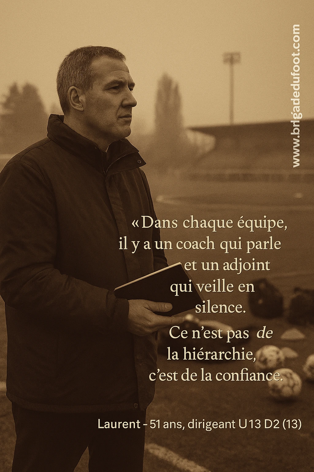 Citation hommage aux adjoints du foot amateur - Brigade du Foot