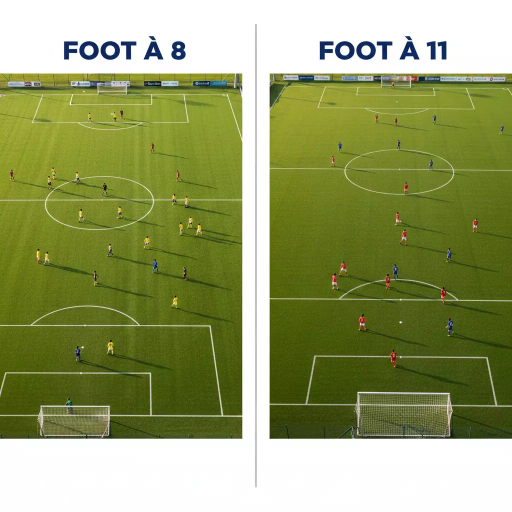 Transition U13 U14 : comprendre le changement d’espace entre foot à 8 et foot à 11